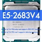Центральный процессор Intel Xeon E5 2683 V4 SR2JT 2,1 ГГц 16-Cores 40M  E5 2683V4, материнская плата HUANANZHI X99 F8 DDR4 D4