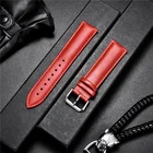 Ремешок кожаный для Samsung Galaxy Watch 4 40 мм 44 мм4 Classic 42 мм 46 мм Active 2, сменный Браслет для наручных часов, 20 мм 22 мм