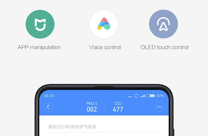 Xiaomi очиститель воздуха дезодорирующий освежитель воздуха умный пульт дистанционного управления домашняя спальня гостиная низкий уровень шума очиститель воздуха s 220 В