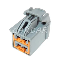 1 set 4 pin 2 8 series automobile unsealed socket 7283 6446 40 grey wire cable electrical connector