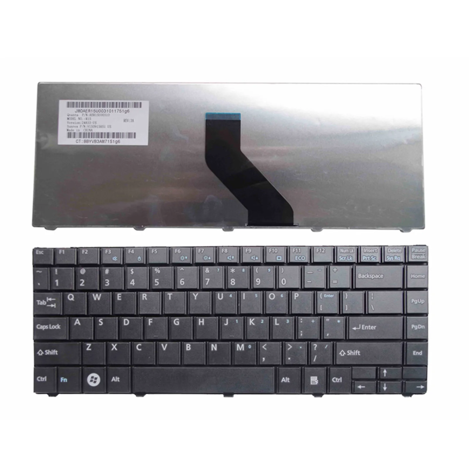 Сменная портативная клавиатура ноутбука совместимая с Fujitsu Lifebook LH531 BH531 LH701 |