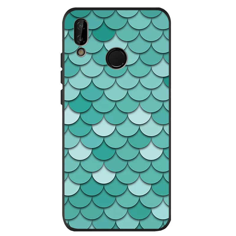 Зеленый мятный блестящий черный силиконовый мягкий чехол для телефона huawei P40 P30 P20