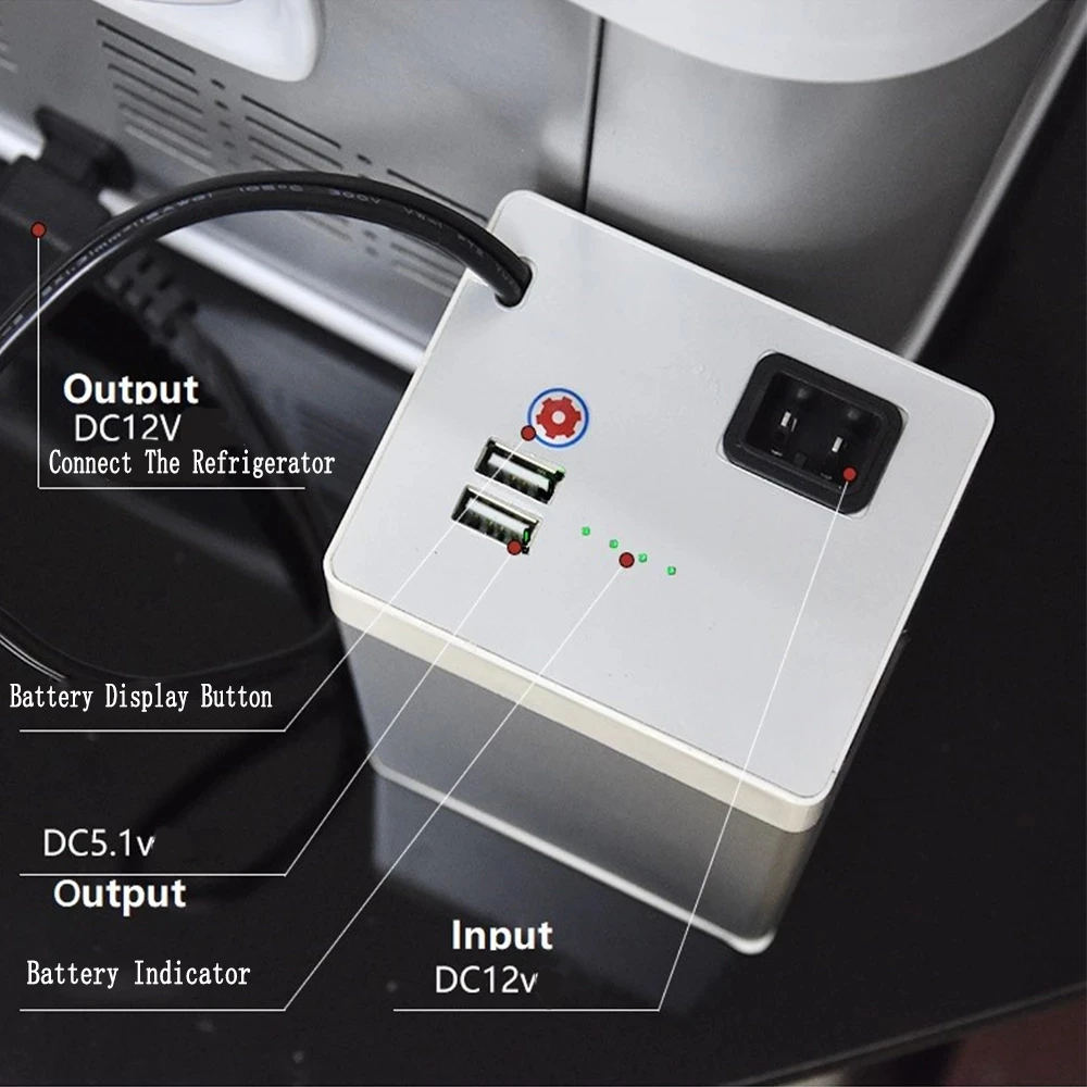 Портативная батарея Alpicool 12 В/6 А 15600 мАч для автомобильной морозильной камеры