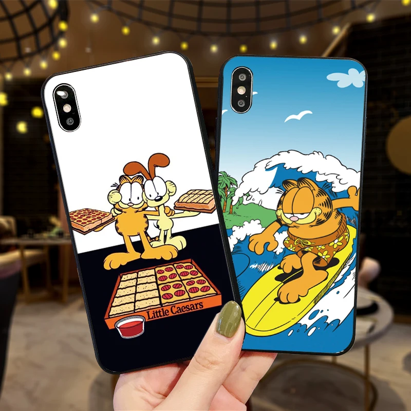 Милый чехол с мультяшным животным гарфилдом для Xiaomi Redmi Note 5 S2 7 Plus 6 3 3S Pro 4A 4X 5A 6A Prime