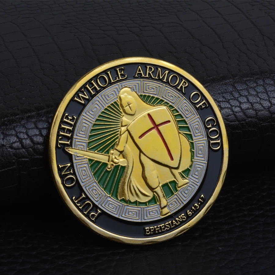 Наденьте всю броню Божию памятную коллекцию монет Подарочные монеты | Дом и сад