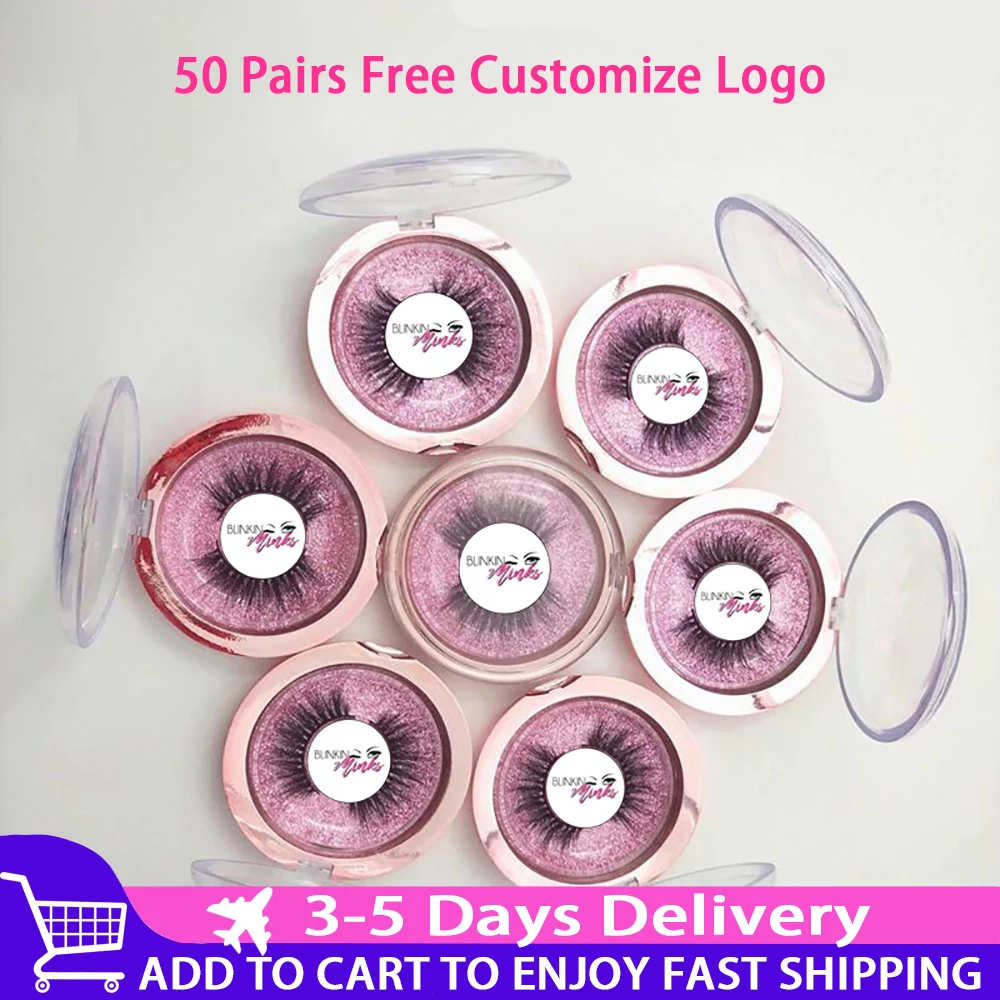 Бесплатная доставка логотипа 50 пар оптовая торговля искусственные ресницы
