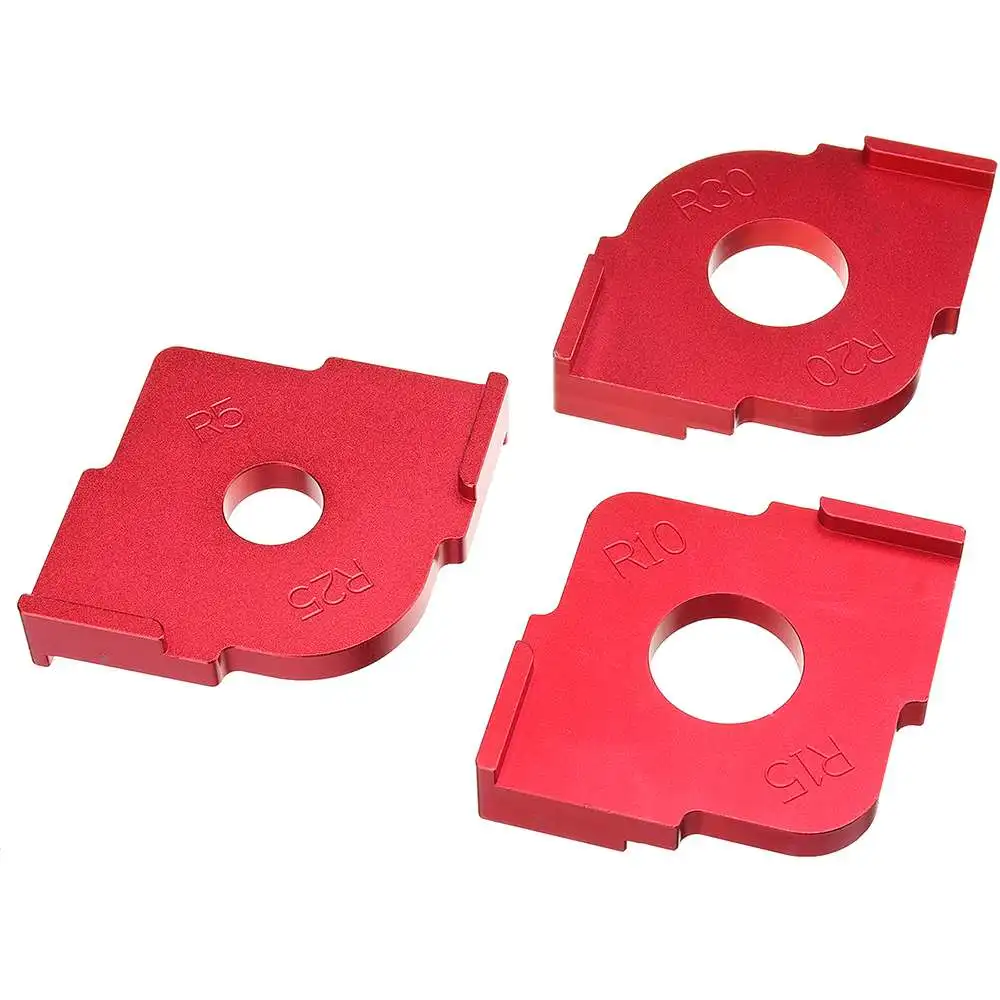 

Панель для резки дерева, 3 шт., R5-R30 шаблонов быстрого зажима, из алюминиевого сплава