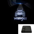 Новый HD Беспроводной светодиодный лазерный проектор для двери автомобиля с логотипом привидение тенсветильник свет s для JEEP wrangler логотип светильник льные аксессуары