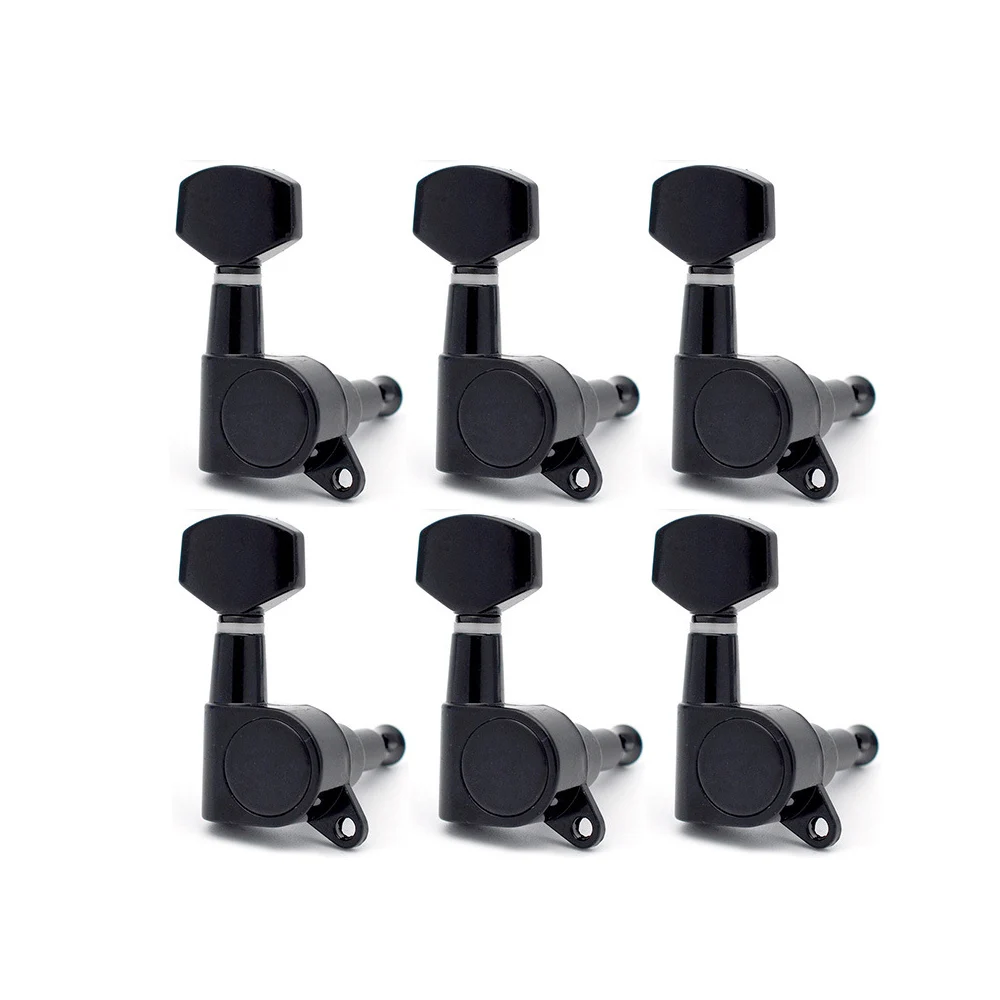 

Ohello 6 Right Black Guitar Tuning Pegs Tuner Machine Heads Tuning Peg Machine Head