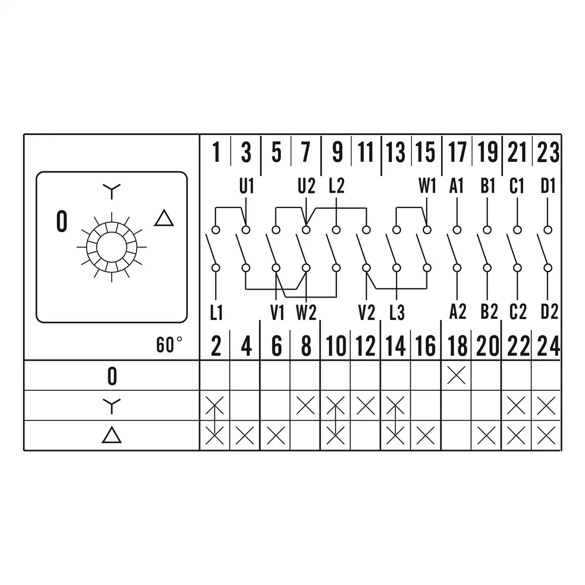 

CANSEN LW26-32 C26 32A 0-Y-D DELTA