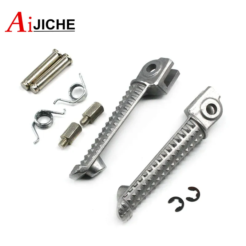 

1Set Aluminum Motorcycle Front Passengers Foot Pegs Foot Rests With Brackets For Yamaha YZF600 YZF-R6 YZFR6 YZF R6 2006-2015