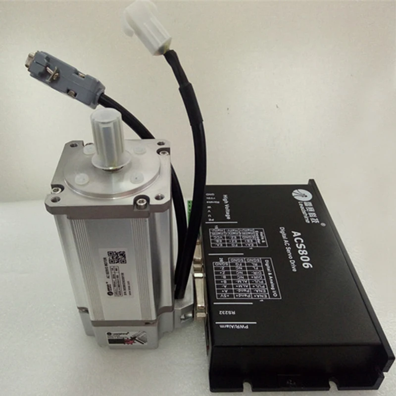 Набор продаж Leadshine ACM602V36 1000 200 Вт бесщеточный AC Servo Двигатель и ACS806 сервопривод с 20