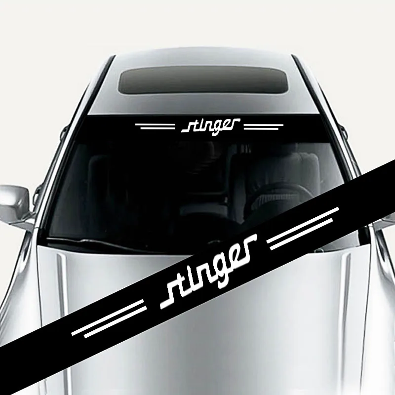 

For Kia Stinger Pesonalized Design Car Stickers Front Windshield Prevent Sunlight Reflection Decoration Decals Car Accessories