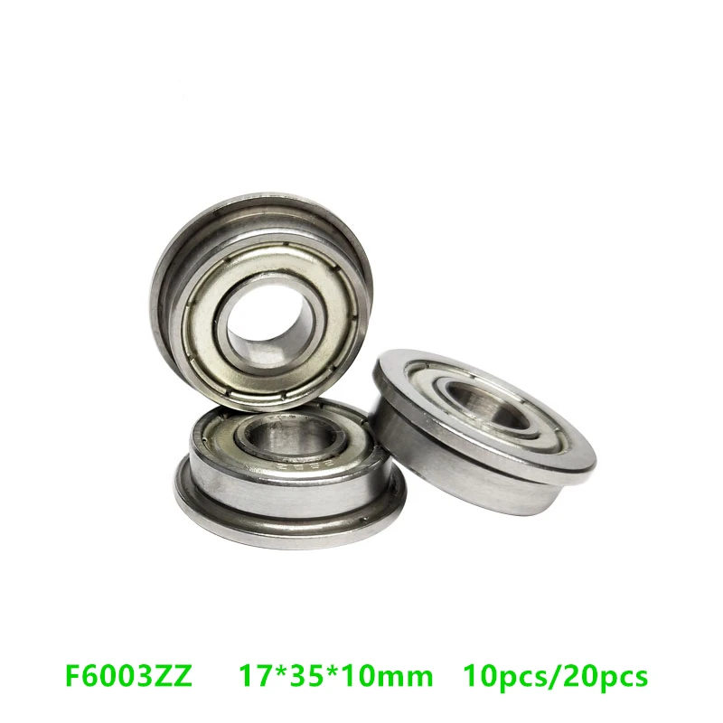 10 шт./20 шт. фланцевый подшипник F6003 F6003Z F6003ZZ фланцевые шарикоподшипники с глубоким
