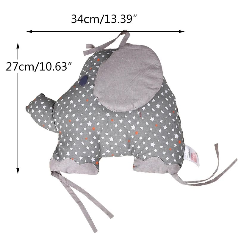 6 шт. Детские бамперы для кроватки милый слон детские защитные подушки бампер