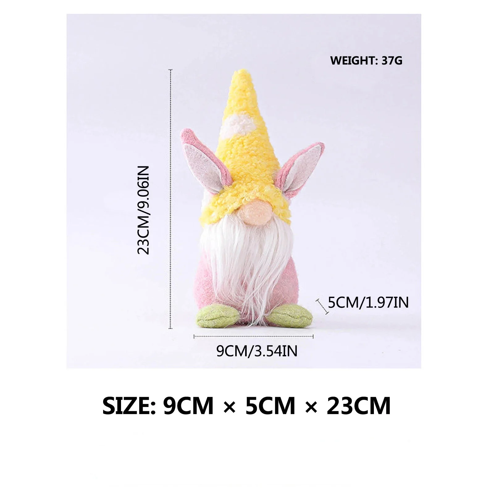 

Easter Day Spring Faceless Bunny Doll Bedroom Living Room Desktop Decor Easter Home Decoration Cute Standing Beared Rabbit Dolls