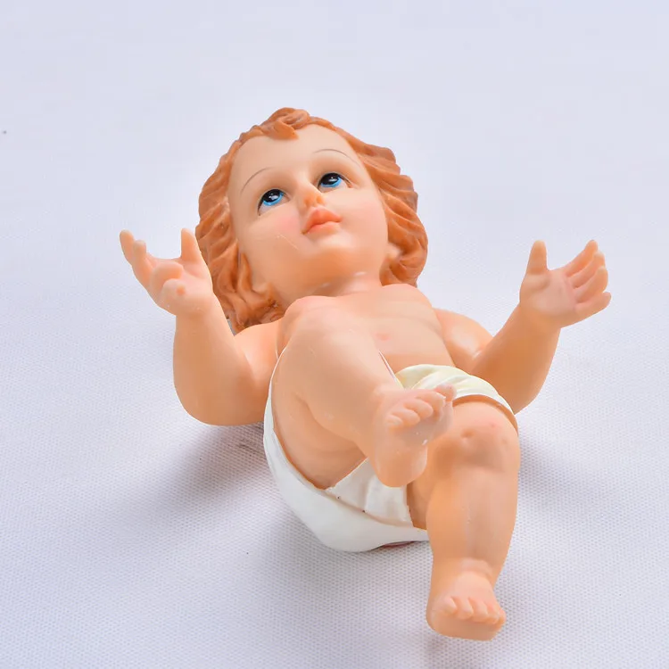 Принадлежности для католической евангелической церкви орнамент Jesu Manger статуя Младенца Санты ягненок Божий подарок Iesus фигурки Христос ремесло
