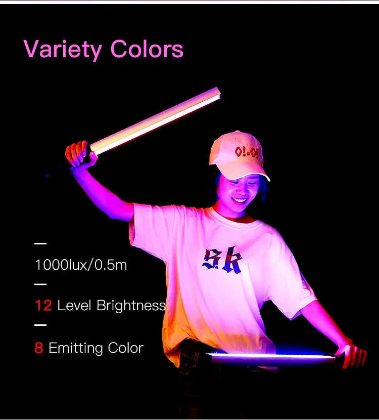 LUXCEO Q508A RGB Светодиодная лампа для видеосъемки трубка фотосъемки ручной пульт