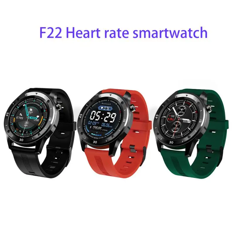 Спортивные Смарт часы F22 умные фитнес трекер браслет с пульсометром и тонометром