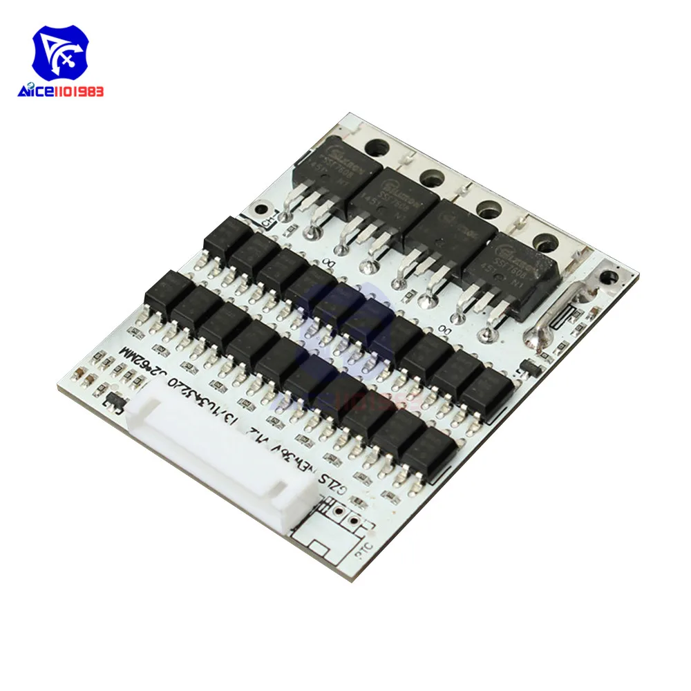Литий ионная батарея diymore 10S 36 в 40 А 18650 Защита аккумулятора BMS PCB балансировочная