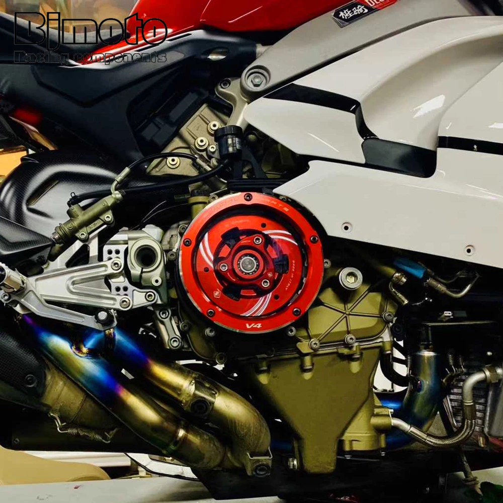 For Ducati Panigale V4 V4S Speciale 2018 2019 2020 2021 Clutch Pressure Plate Engine Clear Cover Spring Retainer Motor | Автомобили и