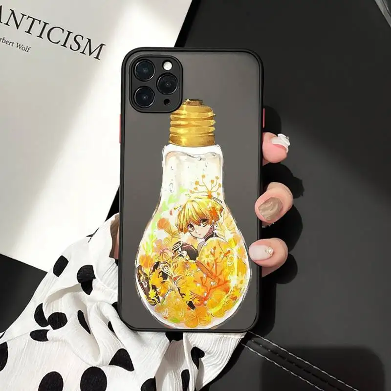 

Demon Slayer Phone Case Matte Transparent for iPhone 7 8 11 12 s mini pro X XS XR MAX Plus cover funda