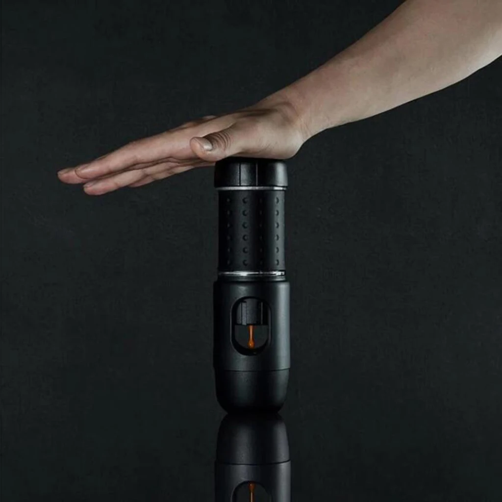 

Portable Manual Espresso Machine Compact Travel Mini Coffee Maker Hand-pump