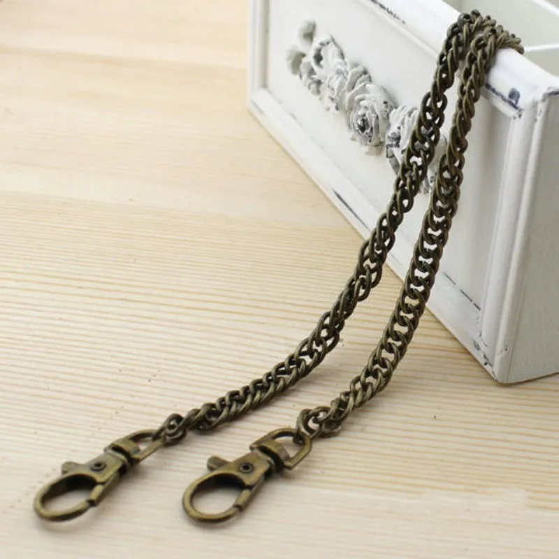 120cm Handbag Metal Chains Shoulder Bag Strap DIY Purse Chain Gold Silver Bronze Black Handles Bag Accessories Chain images - 6