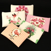 sweet flamingo pu leather coin purses women small wallets ladies mini clutch change purse child girl zipper pouch card bags