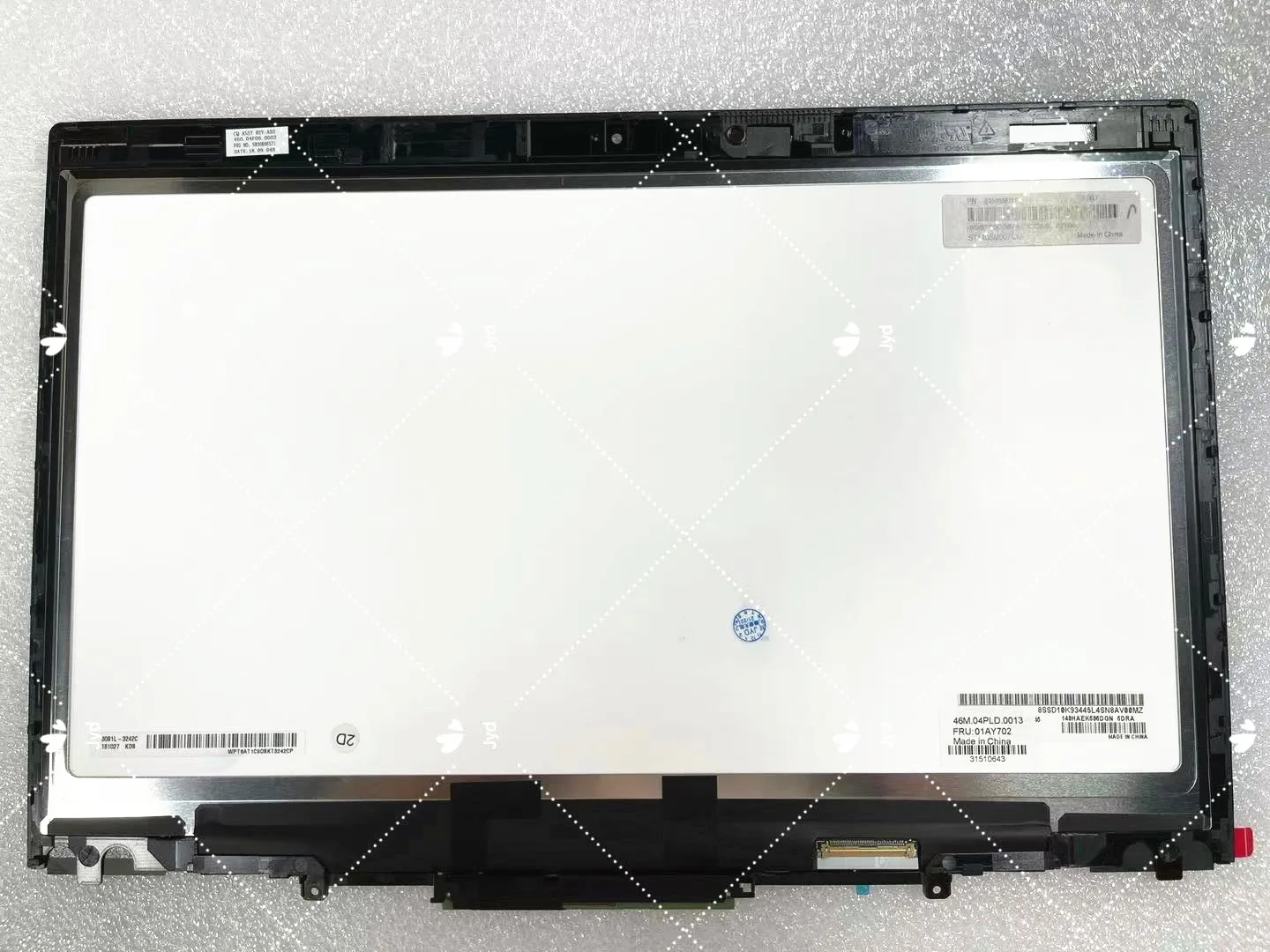 14 &quot20FQ ЖК дисплей светодиодный сенсорный экран дигитайзер Assly FRU 01AY702 PN 00UR191 01AY703