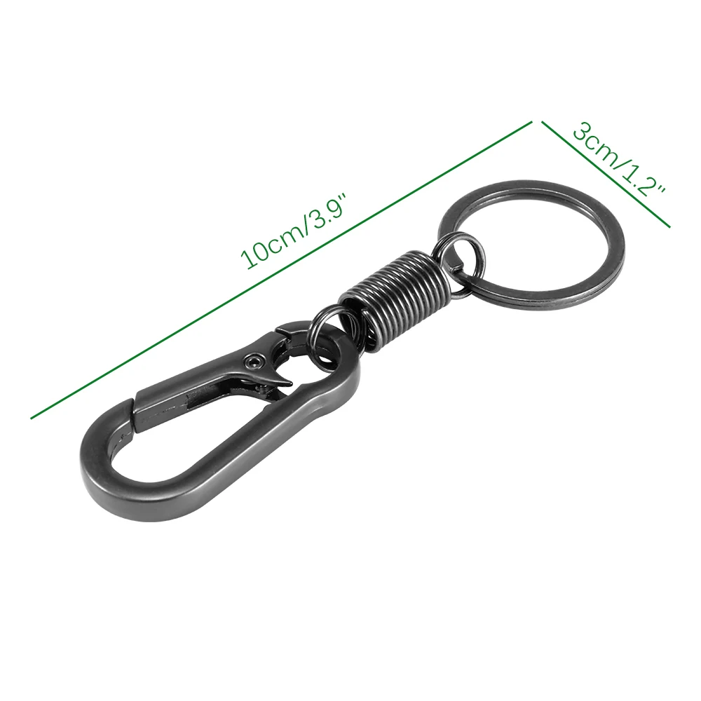 Heavy Duty Carabiner Spring Snap Hook EDC Safety Buckle for Climbing Sport Yoga Hammock Swing Keychains Holds Up | Спорт и