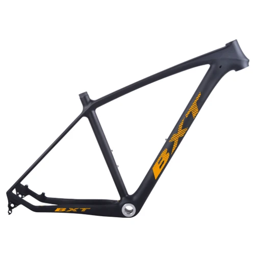 yellow logo BXT 29er MTB велосипеда BSA 15,5/17,5/19/20,5 дюймовая рамка 142*12 мм через мост 135*9 мм quick release горный велосипед рама - Цвет: yellow logo
