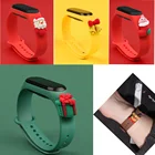 Ремешок-игрушка для Xiaomi Mi Band 3, 4, 5, 6, силиконовый сменный Браслет Для Xiaomi Band 5, 6, MiBand 3, 4, ремешок на запястье из ТПУ