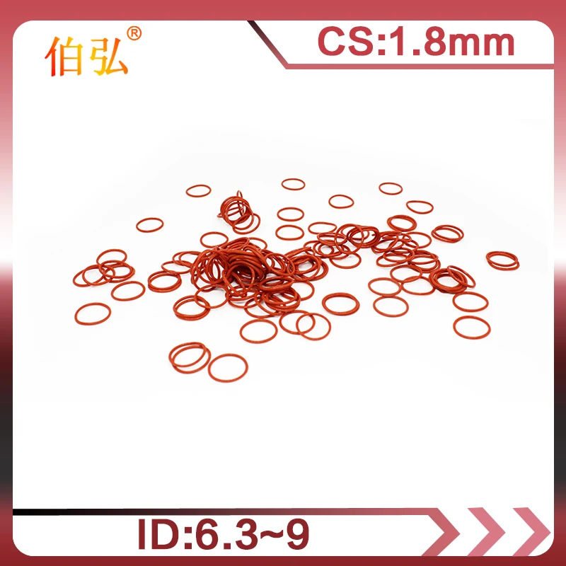 Уплотнительное кольцо из Красного силикона 10 шт./лот силиконовое кольцо/VMQ