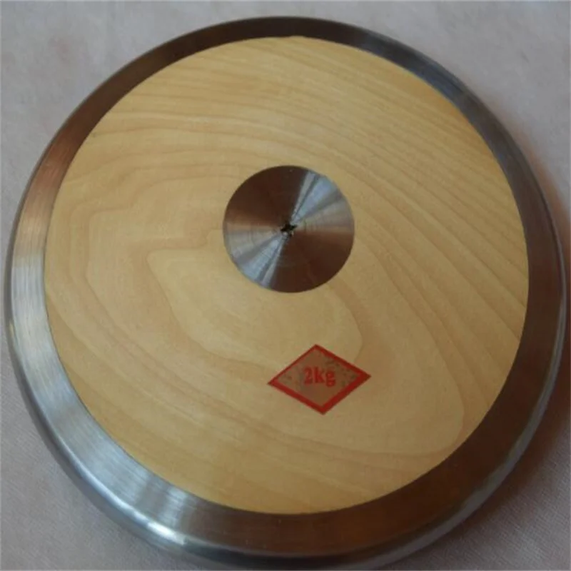 For Men 2kg Wood Solid discus Athletics training | Спорт и развлечения