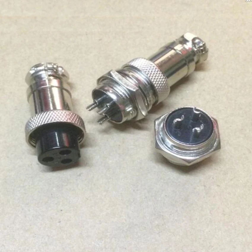 10 пара/лот GX16-3 GX16 3Pin 3P 16 мм мужской и женский провод панель Разъем круговой