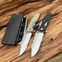 new zt tactical pocket 8cr13movfolding knife full steel sheet outdoor hiking camping folding knife collection tool