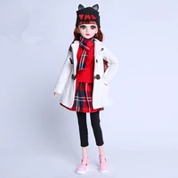 handmade doll clothes dress 60 cm bjd doll clothes fashion casual suit dress for 13 doll accessories girl toys kids gifts