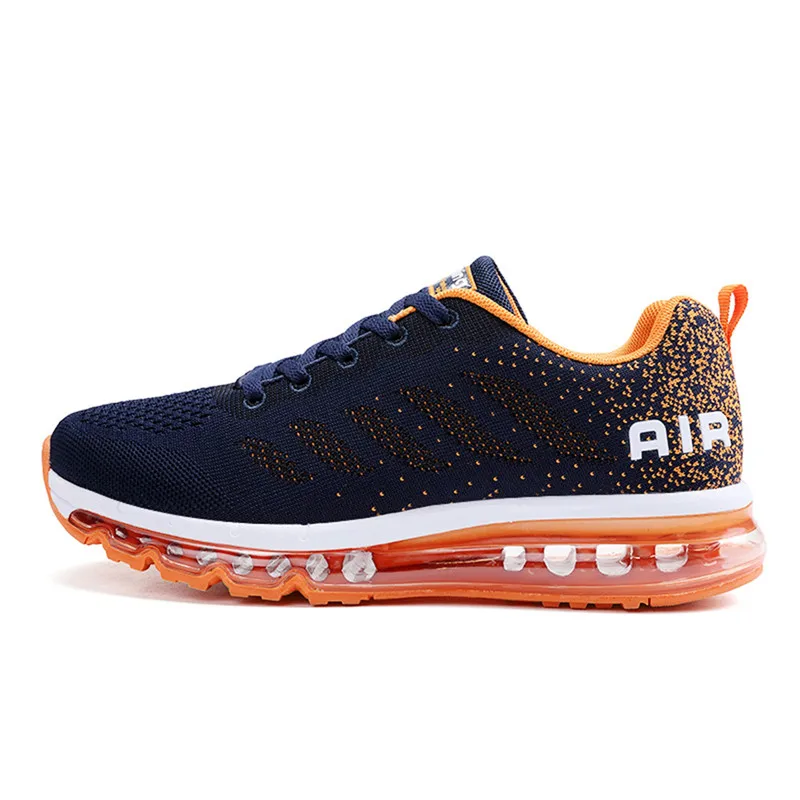 Unisex Mesh Breathable Running Shoes Air Cushioning Zapatillas Deportivas Size 35-46 Men Jogging Sports Shoes Women Sneakers breathable running shoes for men women sports shoes unisex black white red sneakers plus size 46