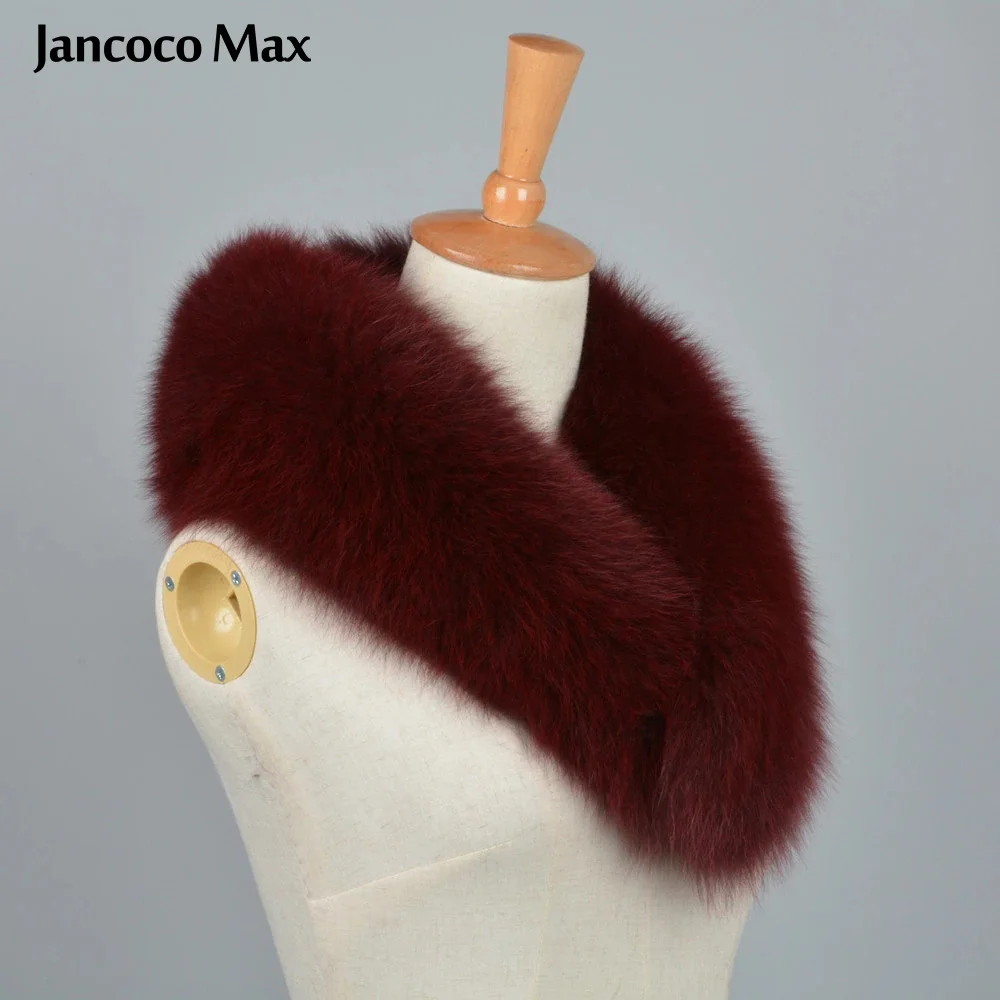 Большой женский шарф из натурального Лисьего меха Jancoco Max модные стильные
