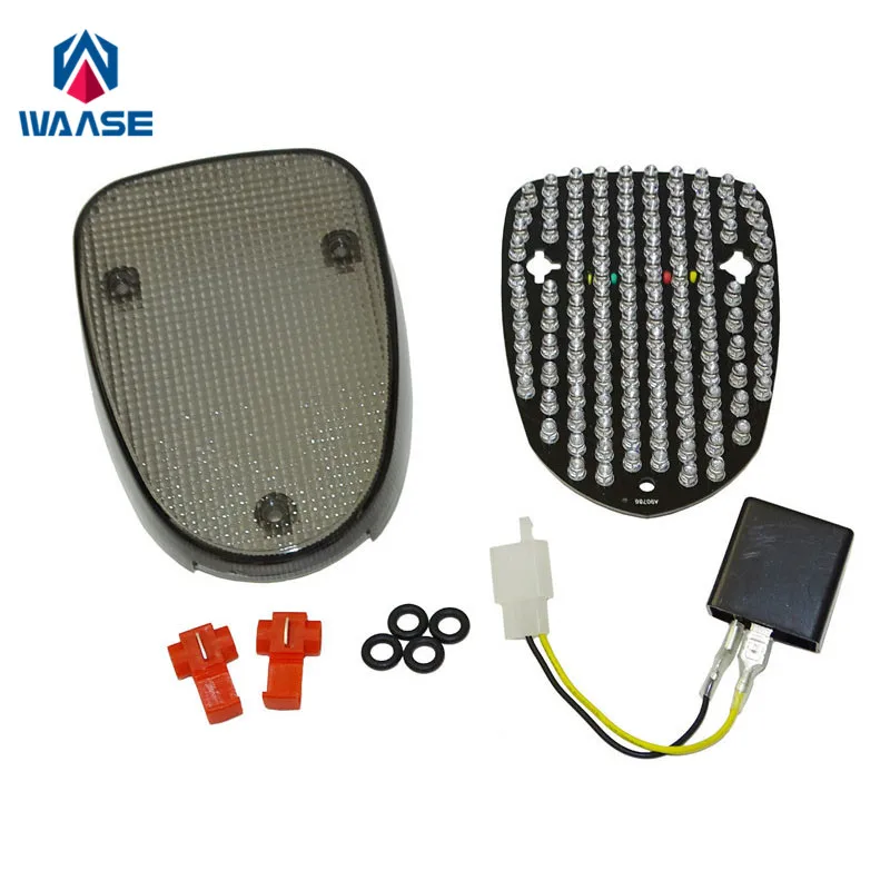 Waase для Yamaha V Star Vstar 650 XVS650 Silverado 2002 2003 2004 2010 E Mark задний светильник стоп поворотники