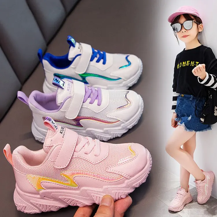 

Кроссовки Детские с мягкой подошвой, Нескользящие, дышащие, на осень