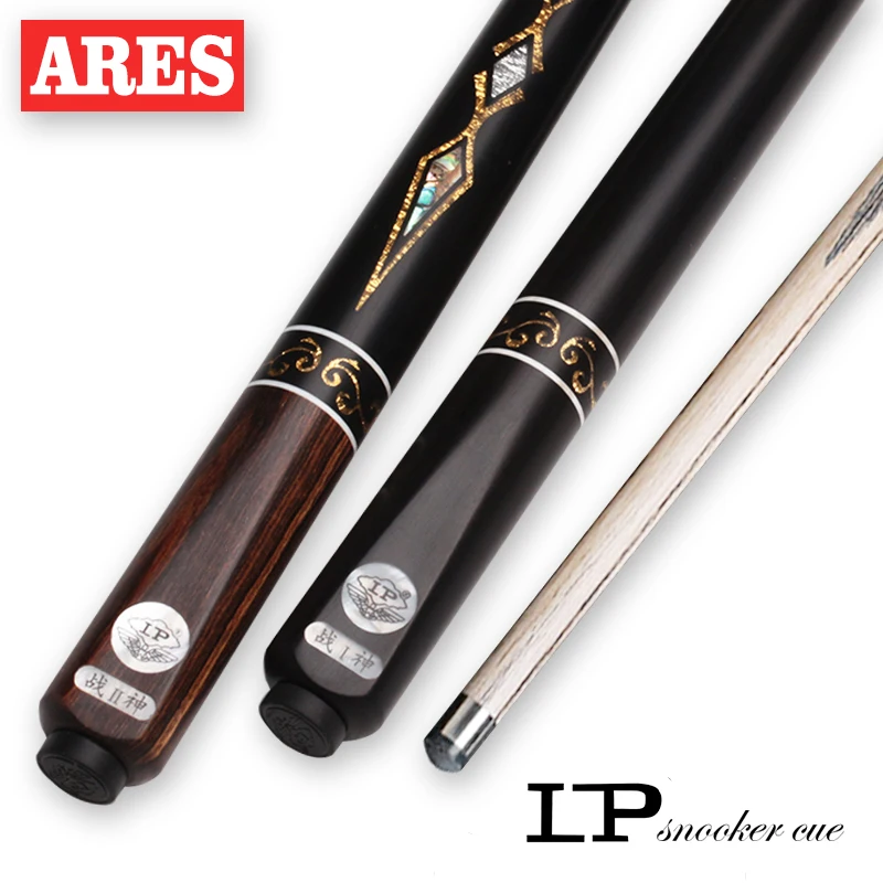 Цельный бильярдный кий LP Snooker серии Ares 9 5 мм наконечник ясеня инкрустация