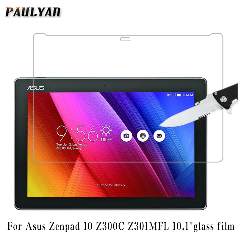 Закаленное стекло 9H для Asus Zenpad 10 Защитная пленка экрана Z300C Z301ML Z301MF Z300CG 1