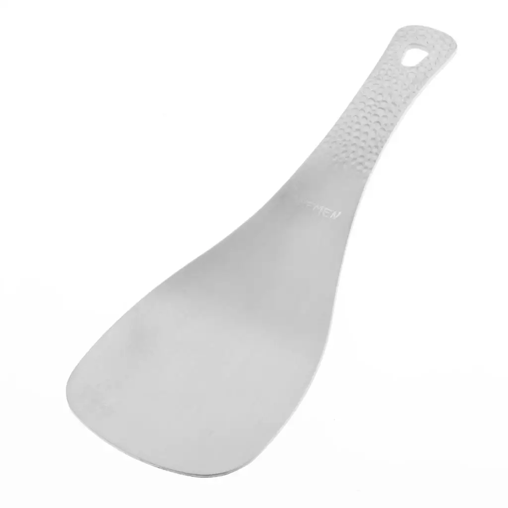 Outdoor Titanium Rice Spoon Cooking Shovel Flat Home Kitchen  Paddle