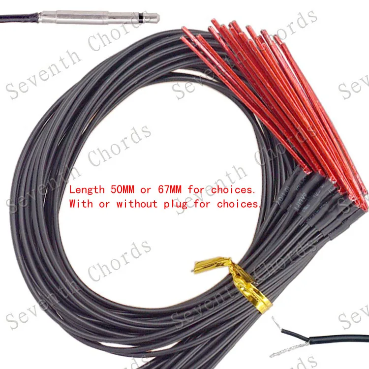 

High Sensitive Transducer Under Saddle Piezo Pickup Passive Film Pickup for Ukulele Acoustic Classical Guitar - Length 50 or 60M