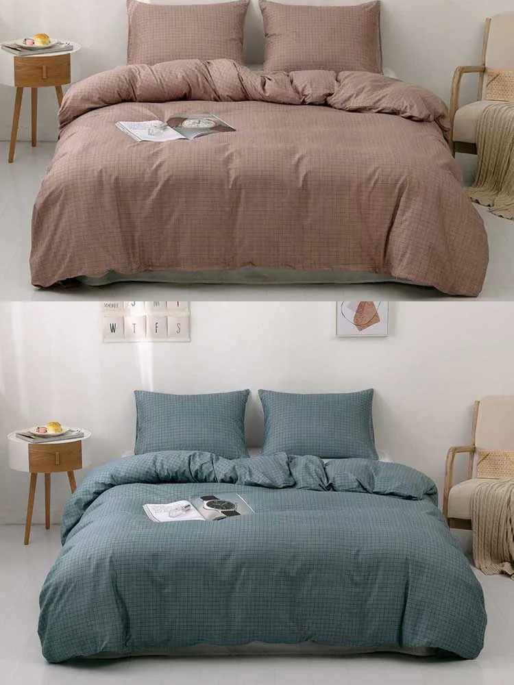 Пуховое одеяло покрывало стеганное ватное набор постельного белья Kawaii в полоску