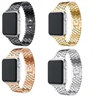 Металлический ремешок Fish scale для Apple Watch Band Series 7 6 5 SE, браслет из нержавеющей стали для iwatch 4 3, 45 мм 41 40 44 мм