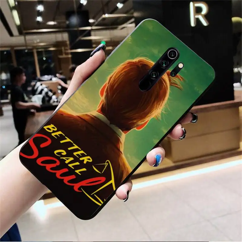 Melhore a Chamada Better Call Saul black чехол для телефона Корпус Redmi Note 9 8 8T 8A 7 6 6A Go Pro Max K20 |