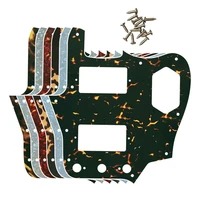 fei man custom guitar parts scratch plate for us jaguar guitar pickguard with paf humbuckers scratch plate flame pattern
